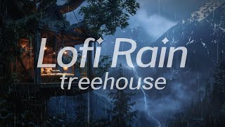treehouse radio 🎧 lofi rain 🌧️ hiphop/ambient 🌲🏡 peace/relax/sleep/study