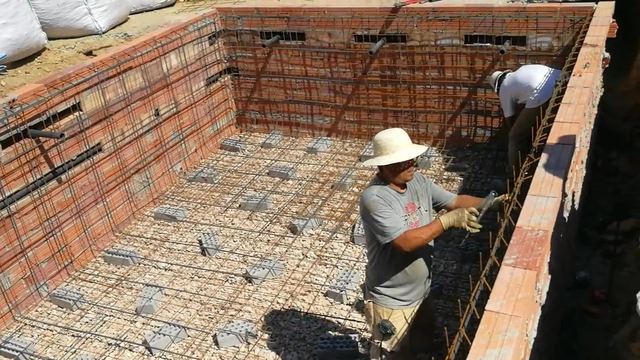 Piscinas Aquablau - Proceso de construcción de una piscina: ARMADO ...