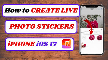 how to create live sticker from photos on iphone|create sticker from photo iphone|iOS17|2024