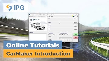 Online Tutorials - 01 - CarMaker Introduction