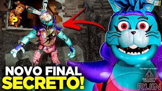 FINAL SECRETO do BONNIE em FNAF SECURITY BREACH RUIN DLC?! DESBLOQUEIO os ANIMATRONICS Mods