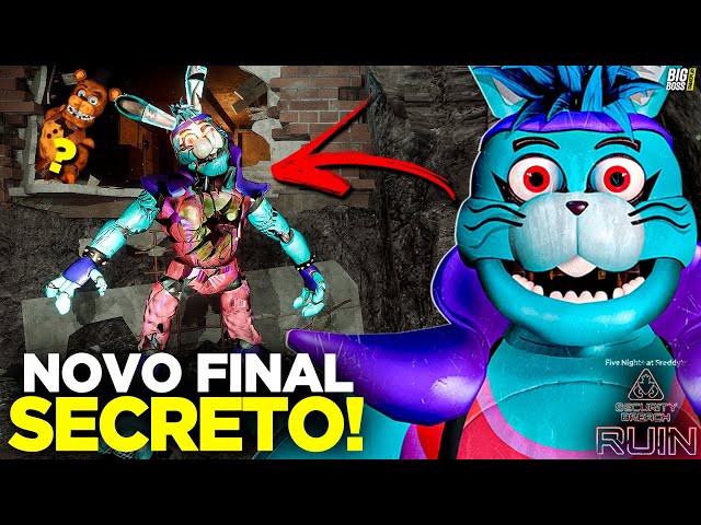 FINAL SECRETO do BONNIE em FNAF SECURITY BREACH RUIN DLC