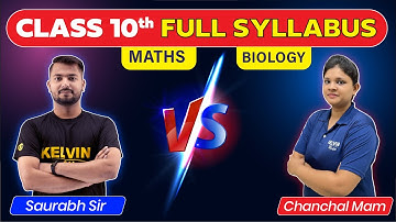 Class 10th Biology V/S Maths | Full Syllabus Test | Class 10 Preboard Sample Paper | KELVIN