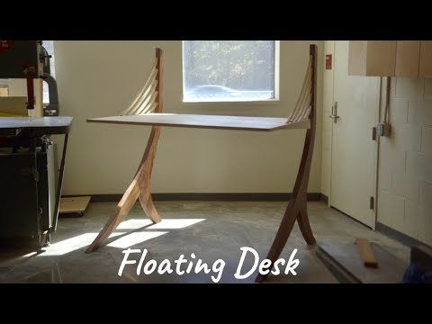 The Floating Desk Building A Stand Up Desk That Defies Gravity