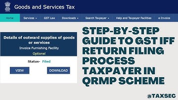 IFF GSTR 1 OFFLINE FILING PROCESS | QRMP SCHEME GST RETURN FILING | HOW TO FILE IFF GST RETURN #gst.
