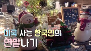 20대 미국 시골 홈오너의 12월 - 미국 전원주택 크리스마스 장식, 이웃집 노부부와 다운타운 트리구경 | 미국일상 VLOG