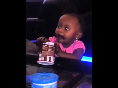 Amariah loves chocolate