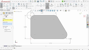 SOLIDWORKS - Virtual Sharps and Sketch Fillets