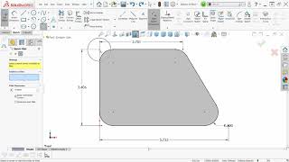 SOLIDWORKS - Virtual Sharps and Sketch Fillets