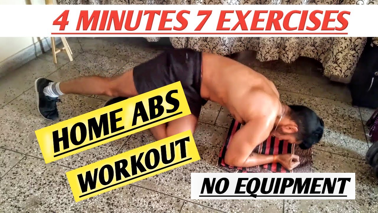 BEST 7 ABS EXERCISES (6 PACK) For Beginners! Abs Workout at Home