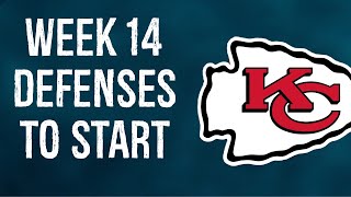 Defense /DST To Start Week 14 Fantasy Football