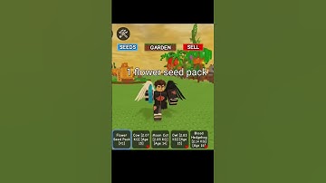 Thumbnail of How to get sunflower seed in grow a garden roblox. #roblox #growagarden