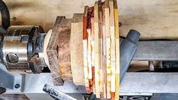 Wood turning - (segmented bowl)