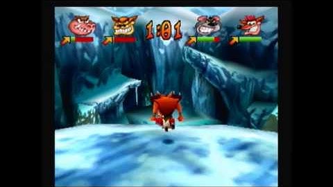 Crash Bash Polar Push Round 4 Manic Panic
