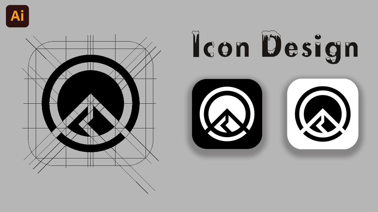 How to design logo (icon) - YouTube