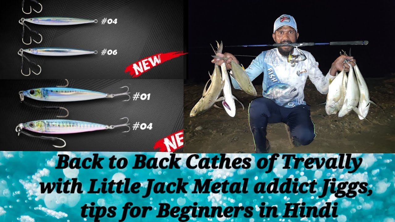 How to catch Trevally with Little Jack metal addict casting and vertical Jiggs, tips for beginners