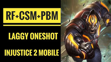 RF + CSM | Gorilla Grodd Oneshot | Injustice 2 Mobile Gameplay | Predator Batman | Update 4.1 |