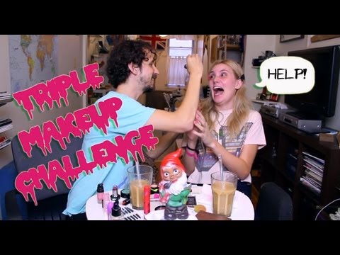 Triple MakeUp Challenge !!!