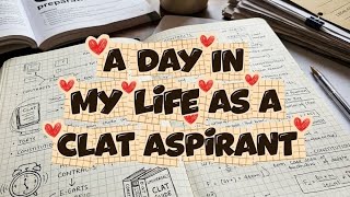 A Day in my life as a Clat Student!! #clat #clataspirant #nlu #clat2027 