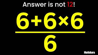 99% Get This Math Problem WRONG (PEMDAS Trick)