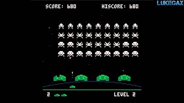 #1381 Invasion - Invaders clone [Pico-8]