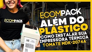 Como Instalar A Impressora Térmica Tomate Mdk-2074A