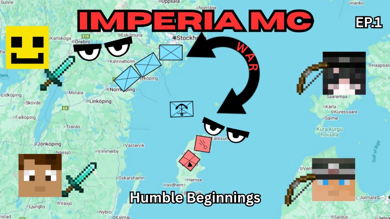 How I became rich in a Minecraft war server - Imperia MC - YouTube