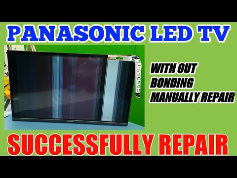 PANASONIC 32   LED TV VERTICAL LINE OR DISPLAY PROBLEM SOLVED 