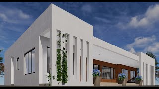 Modern and Practical 4 Bedroom House Design 20m x 13m