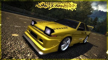 Toyota COROLLA GT-S MOD Showcase NFS Most Wanted REDUX Graphics