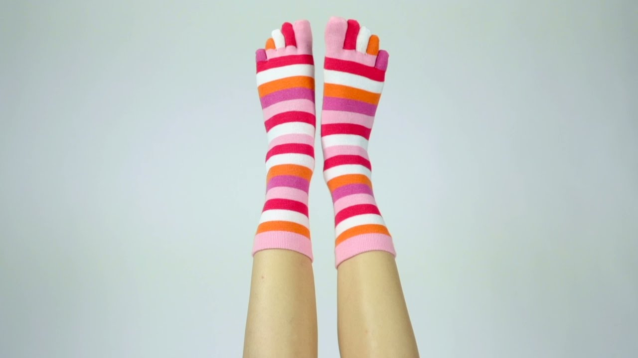 GoWith Women's Cotton Colorful Split Toe Socks | Model: 2206