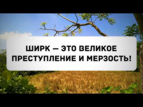 Ширк - это великое преступление и мерзость! || Абу Яхья Крымский