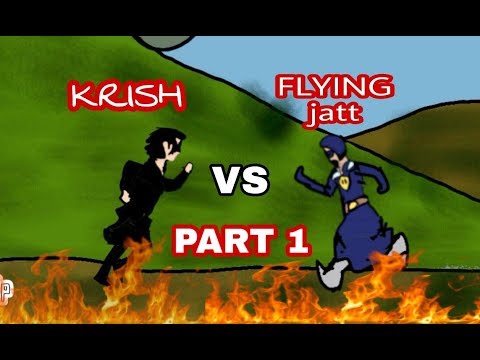 flying jatt vs krrish | part 1| by animated vines of mk