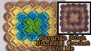 How To Crochet Bavarian Stitch Blanket | Crochet and Me