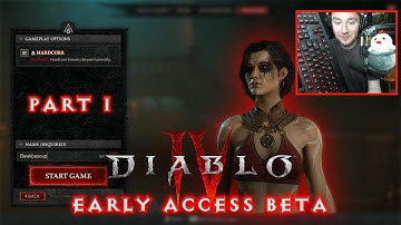 Diablo 4 || Early Access Beta Part 1