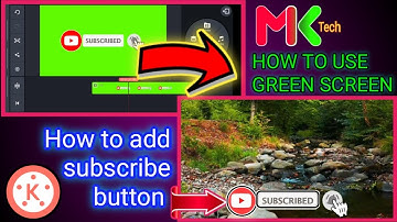 How to add subscribe button in kinemaster | NO COPYRIGHT | MK TECH tamil