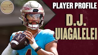 DJ Uiagalelei discusses Florida State, being a five-star recruit and the 2025 NFL Draft!