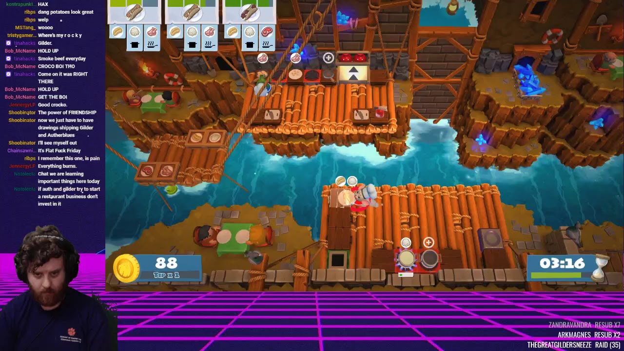 Overcooked! 2 with TheGreatGilderSneeze - Part 2 - YouTube