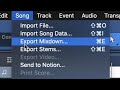 How to Export Your Song in #StudioOne