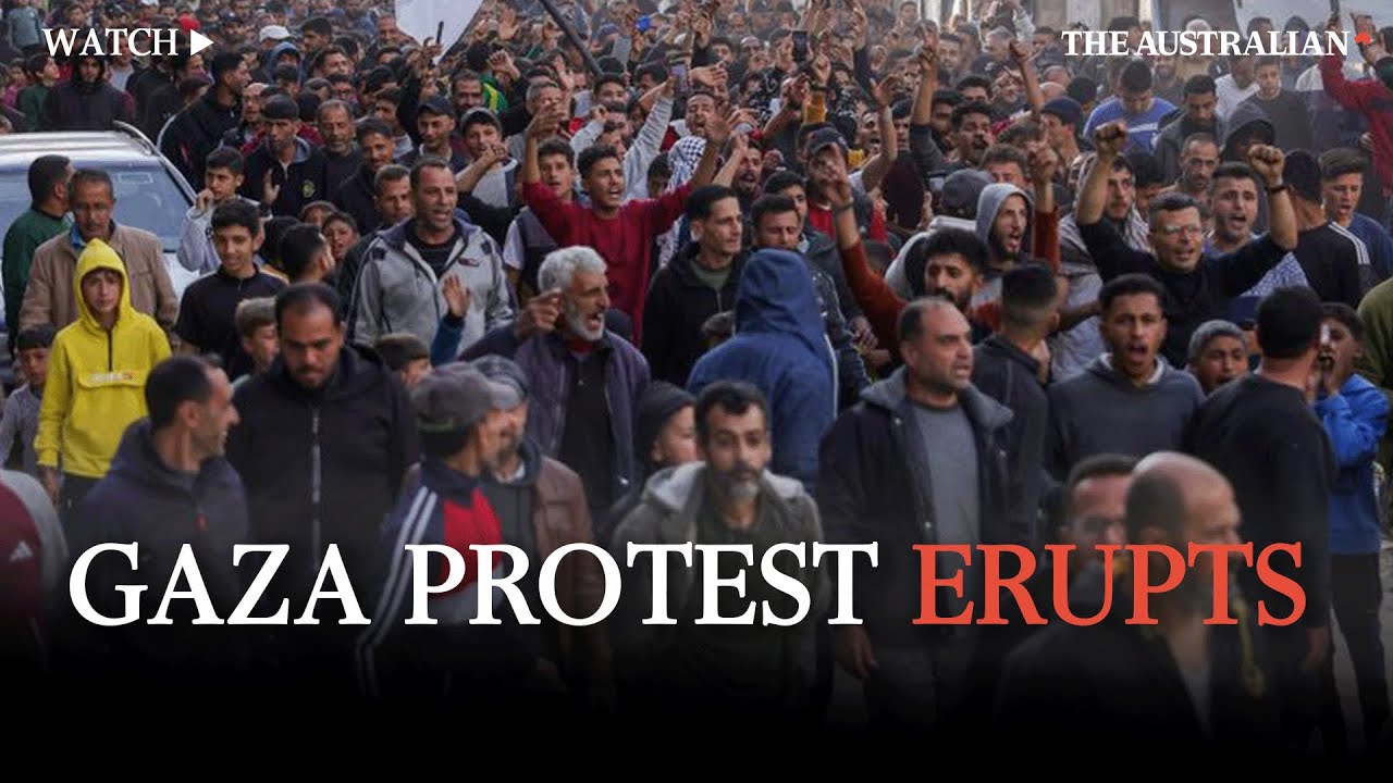 ‘Hamas out’ frustration boils over in Gaza protest