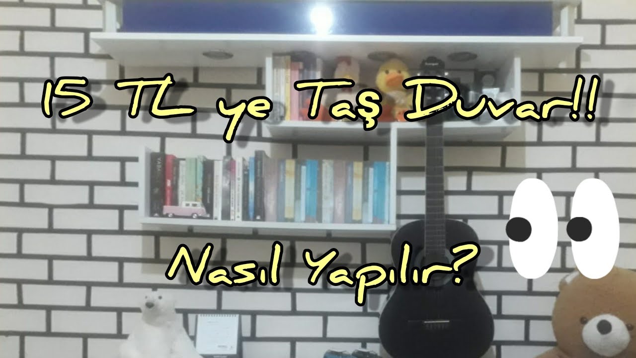 Tuğla Görünümlü Taş Duvar Desen Yapımı YouTube