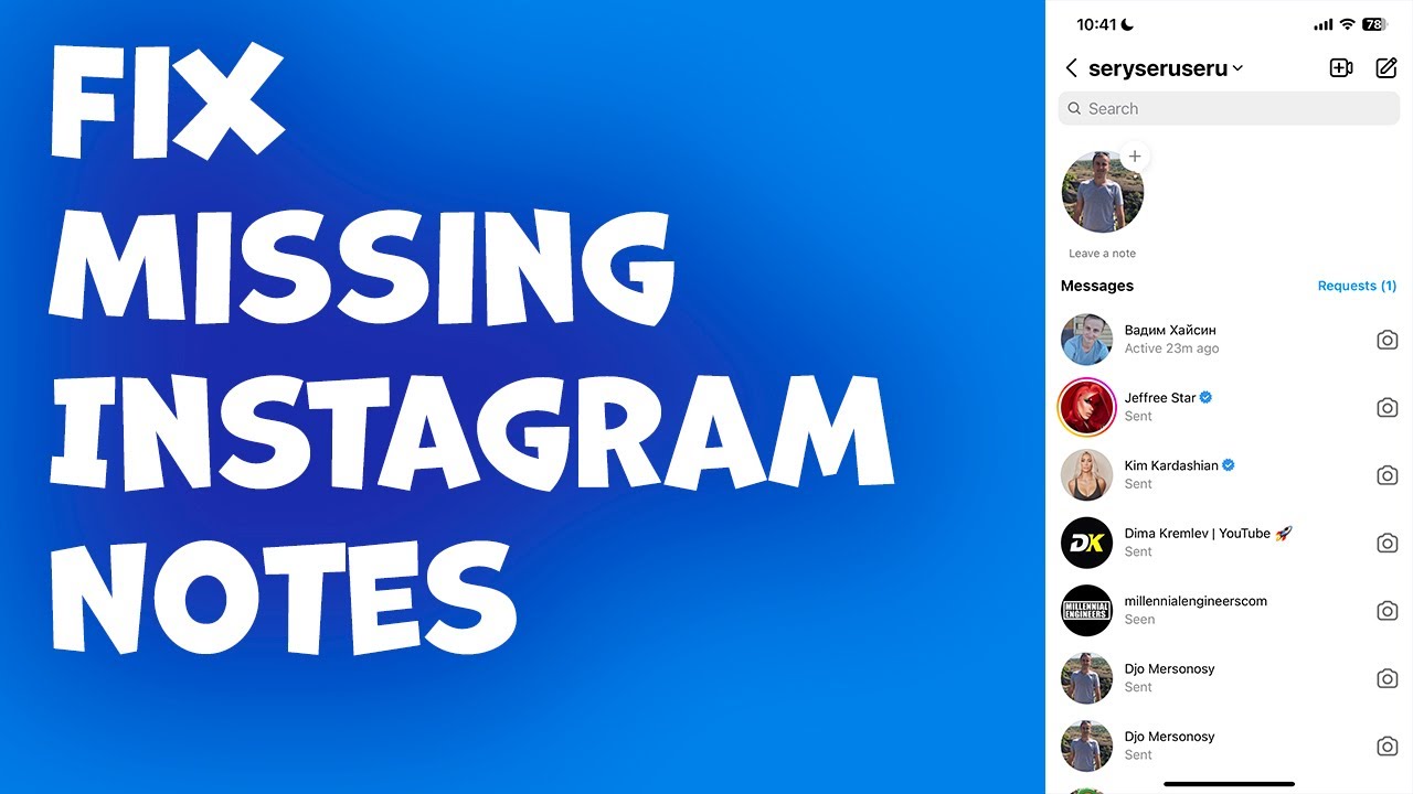 How To Fix Missing Instagram Notes (2023) - YouTube