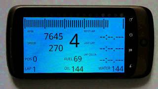 iRaceDash Android Virtual Dashboard screenshot 4