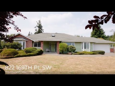 822 169th Pl, Lynnwood, WA home video tour