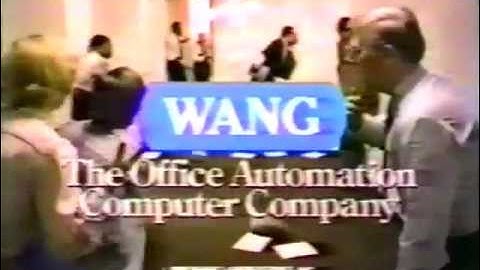 1983 Wang Computers commercial.