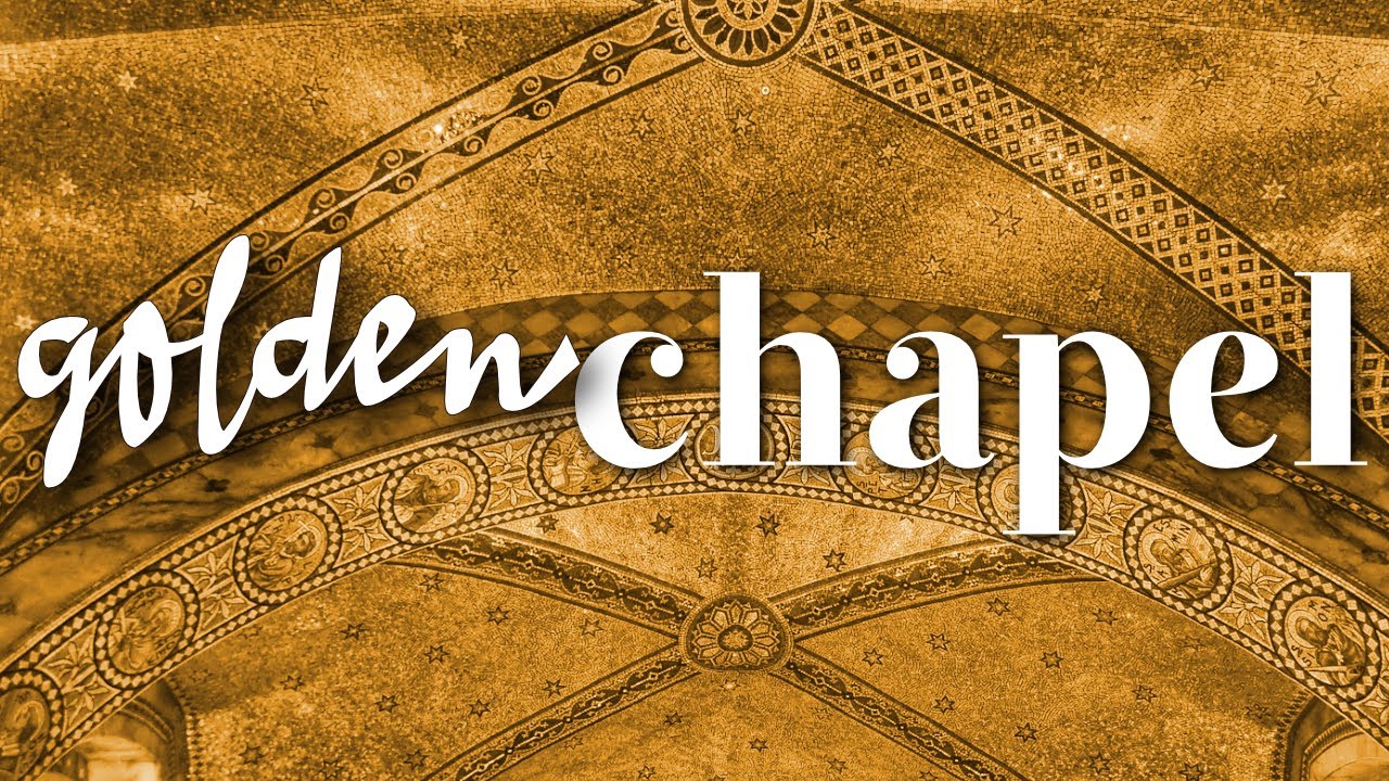 Inside the Fitzrovia Chapel, a golden treasure box