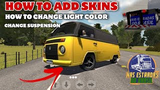 How To Add Skins | NAS ESTRADAS DO BRAZIL - DIRECTION GAMES | HOW TO FIND GARAGE CUSTOMIZATION screenshot 2