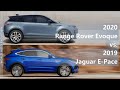 2020 Range Rover Evoque vs 2019 Jaguar E-Pace (technical comparison)