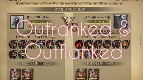 King of Avalon: Raid Warm Up / Nether War (more like surrender)