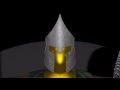 Animated golden soldier